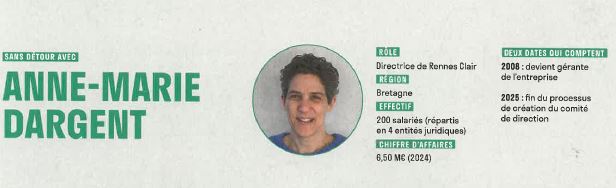 Groupe Rennes Clair Entreprise De Nettoyage Rennes En Tete Communication Temoignage Anne Marie Dargent